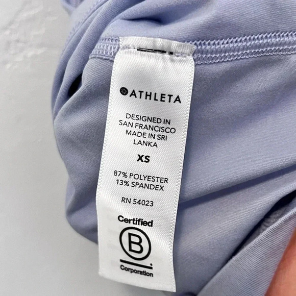 Athleta Nitro Tank Top XS Purple Lilac Racerback Cutout Back Soft - Picture 8 of 8